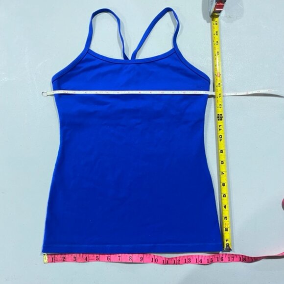 Lululemon Power Y Tank, Blue, XS - Picture 6 of 7